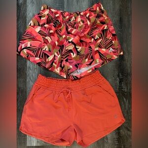 Women's Swim Shorts both size Large